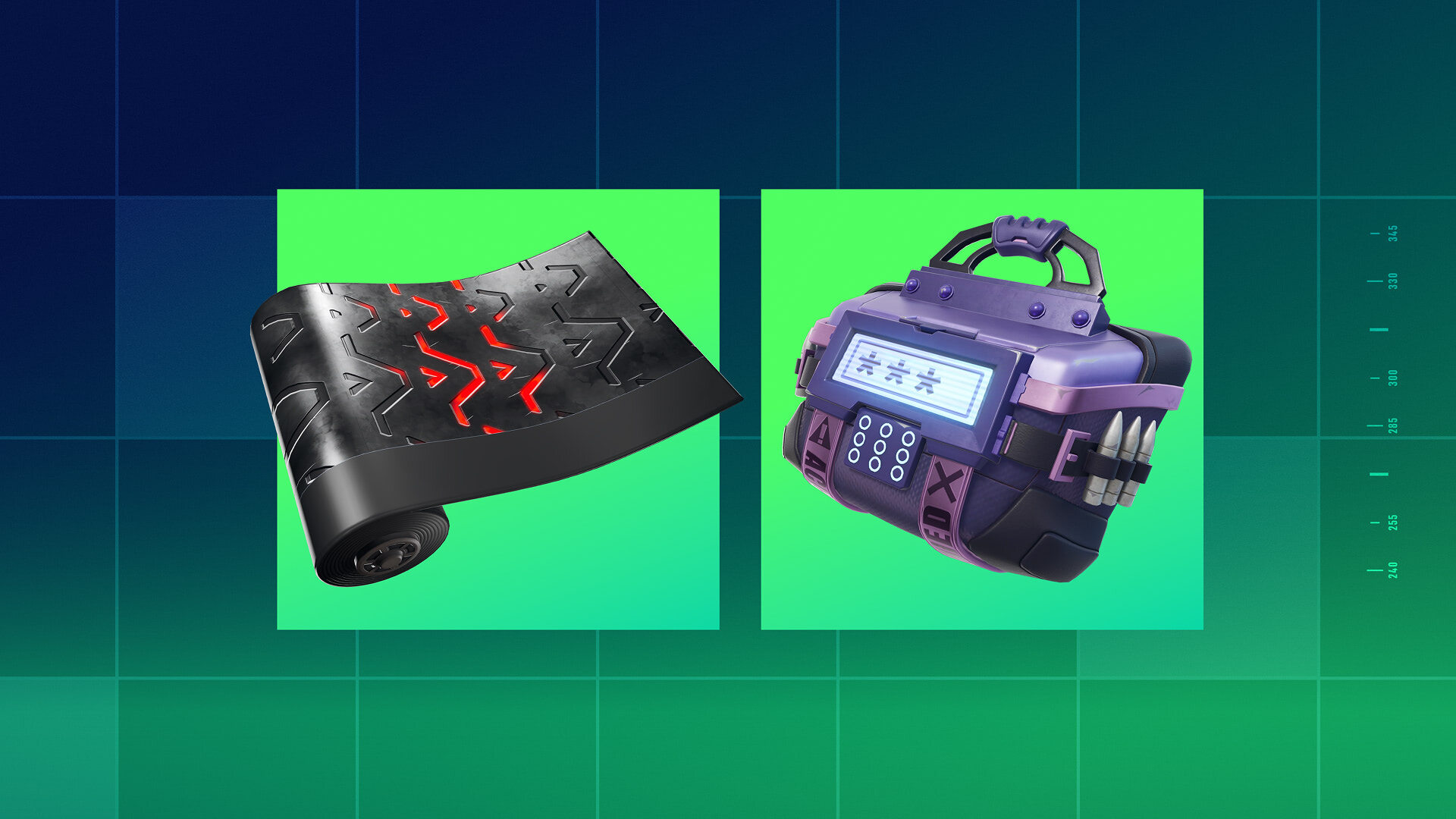 Fortnite Elite's Sigil Wrap and Route Kit Back Bling