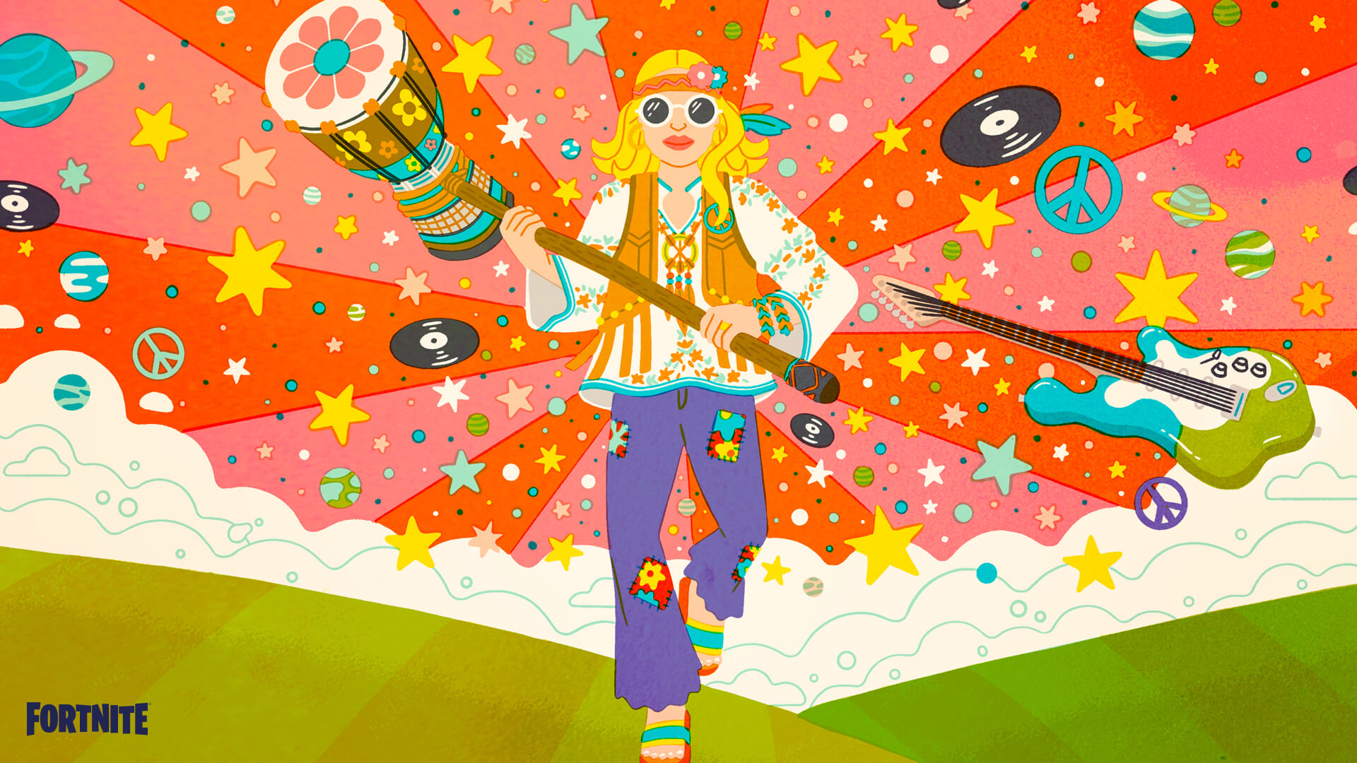 Fortnite Field of Dreamflowers Loading Screen