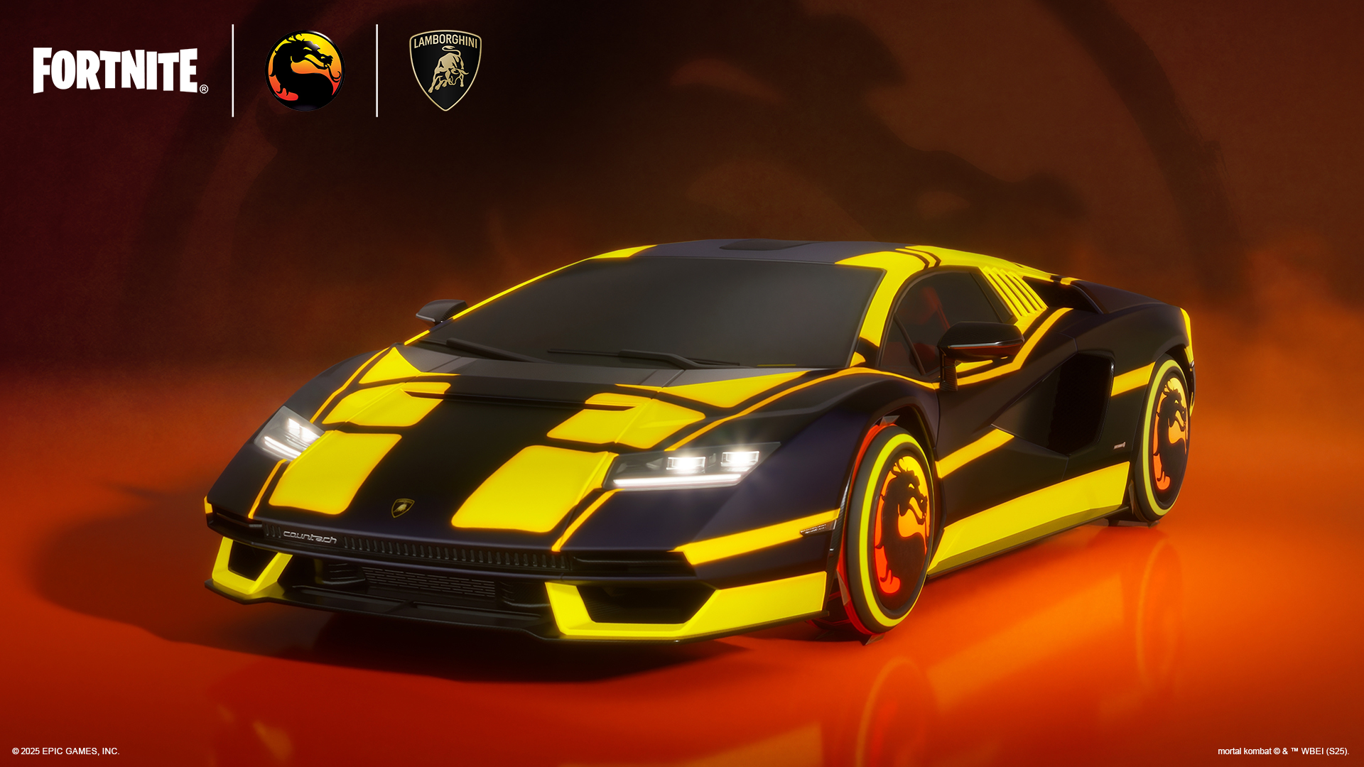 Fortnite Lamborghini Countach Scorpion Sub Zero Bundle
