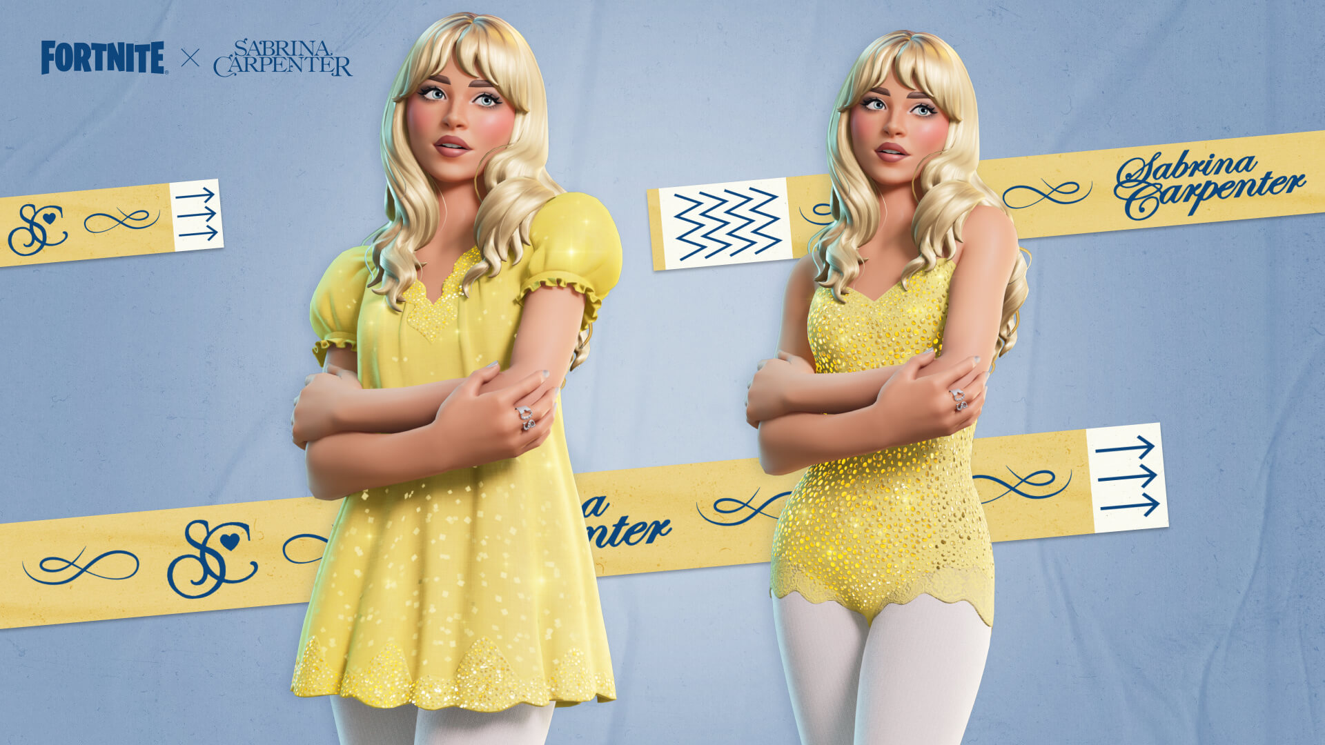 Fortnite Sabrina Carpenter Outfit Both Styles